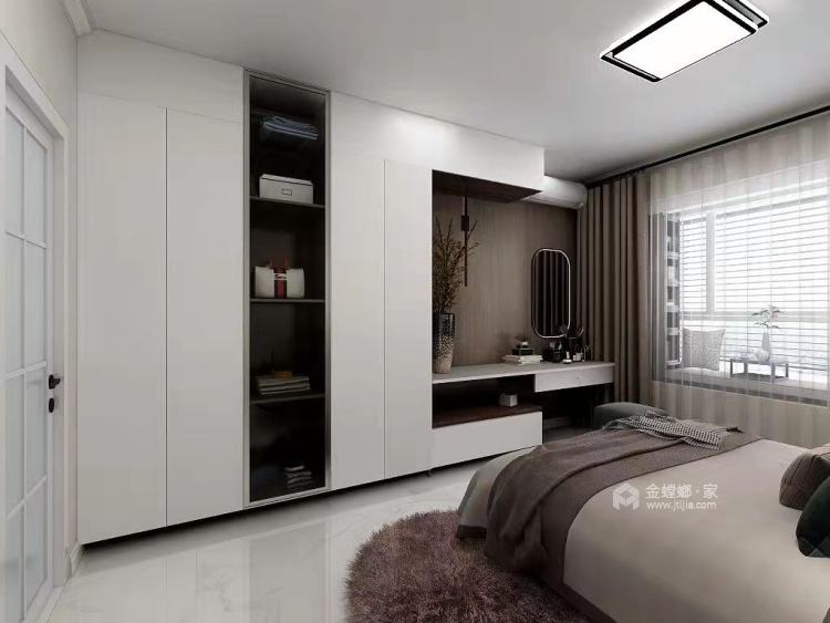 131平运河首府现代风格-卧室效果图及设计说明