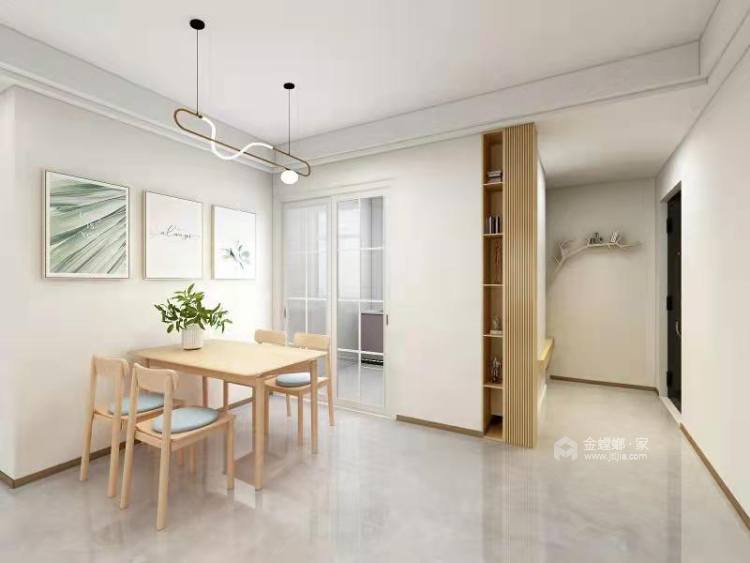 131平翡翠湾现代风格-客厅效果图及设计说明