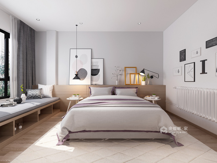 120平如意江南现代风格-卧室效果图及设计说明