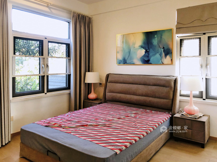 260平东山自建民居现代风格-卧室效果图及设计说明
