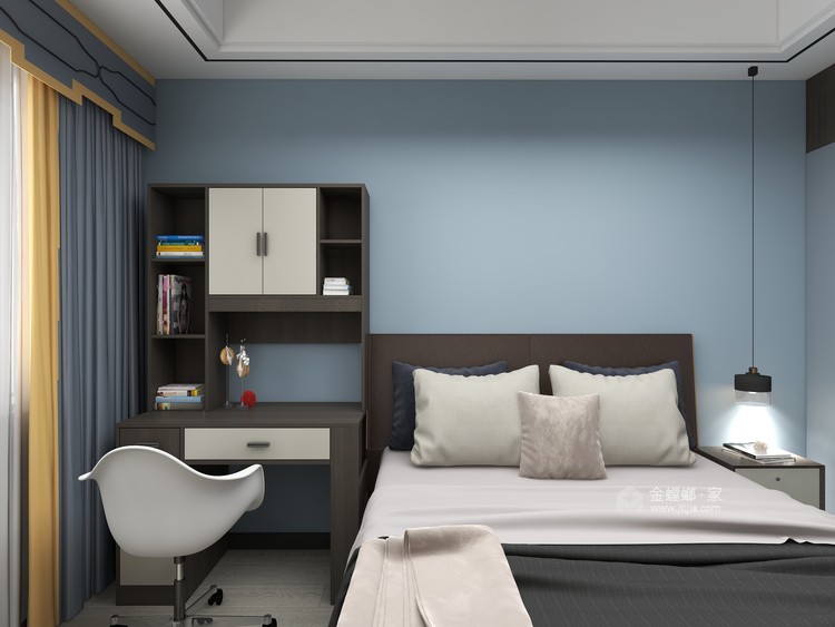 139平天誉新中式风格-卧室效果图及设计说明