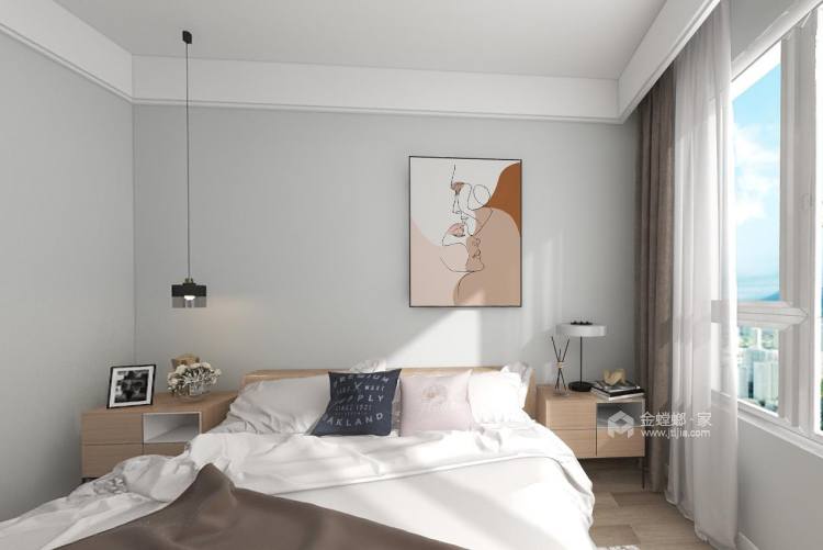 135平天空墅现代风格-卧室效果图及设计说明