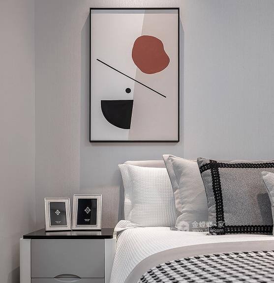 125平CBD现代风格-卧室效果图及设计说明