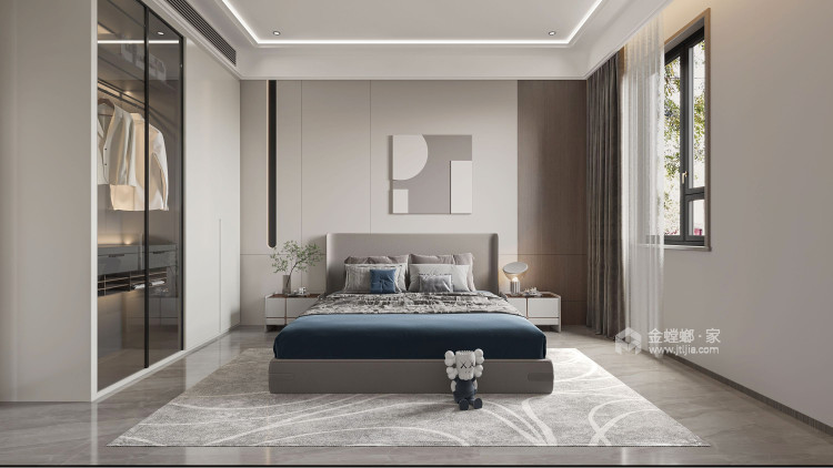 360平药都新城新中式风格-卧室效果图及设计说明