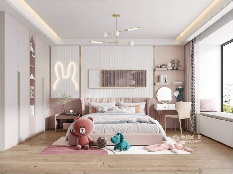 130平星州湾九境现代风格-卧室效果图及设计说明