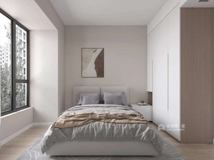 124平天宸府现代风格-卧室效果图及设计说明