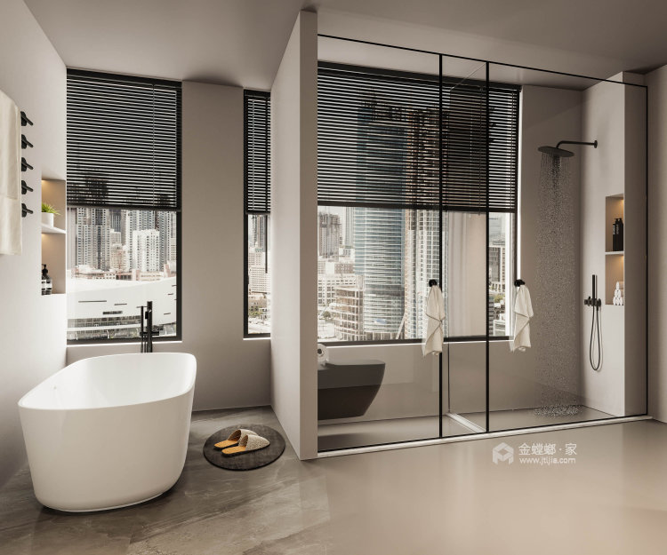 138平兆京誉城现代风格-卧室效果图及设计说明