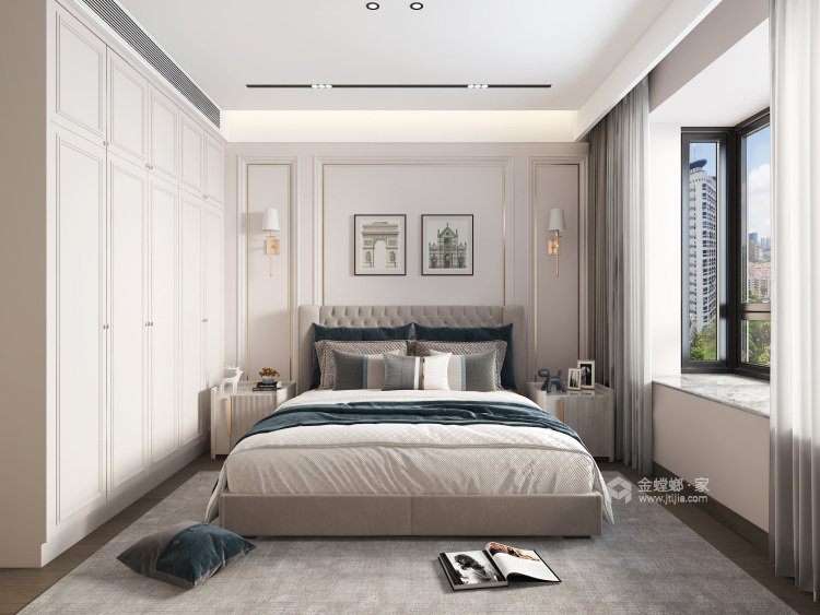 161平华悦家园简欧风格-卧室效果图及设计说明