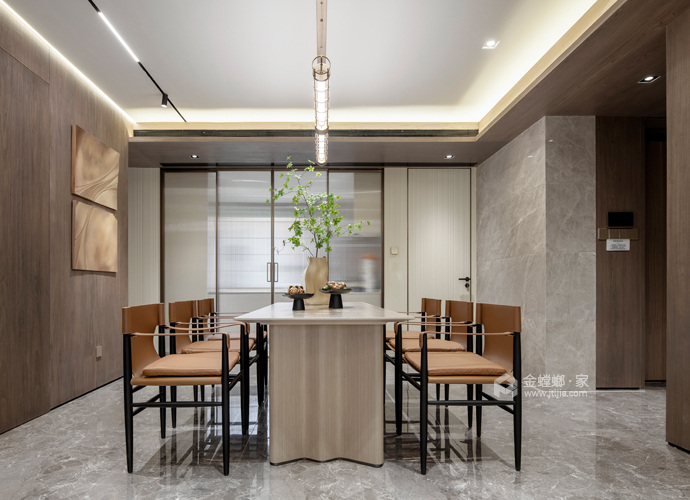 125平鑫苑现代风格-有格调的暖意-空间效果图