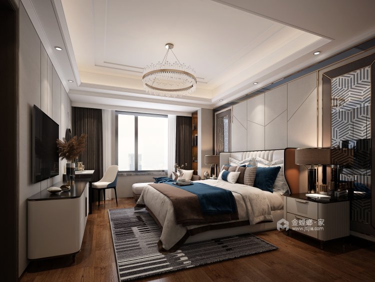 151平南山楠现代风格-打造别致生活-卧室效果图及设计说明