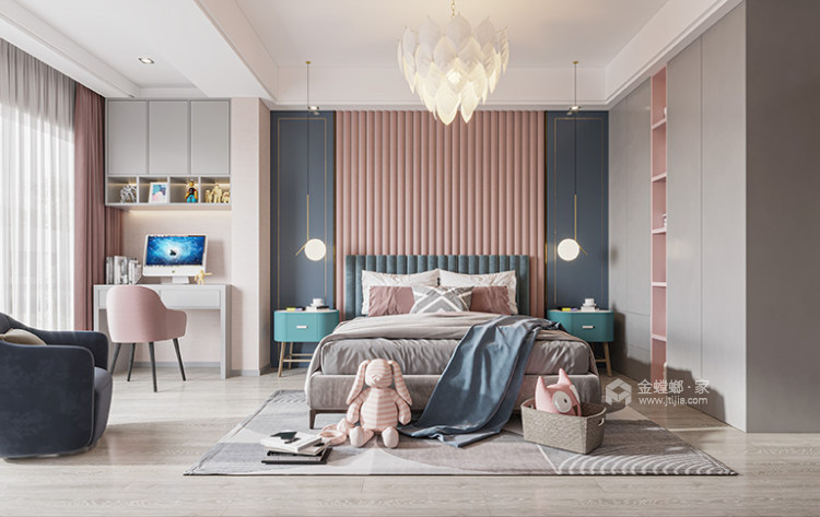 138平金山铭著现代风格现代风格-卧室效果图及设计说明