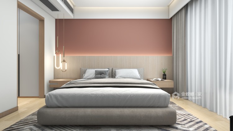 165平华侨城新中式风格-卧室效果图及设计说明