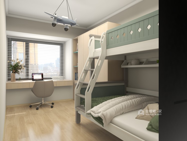 121平双河路岛法式风格-卧室效果图及设计说明