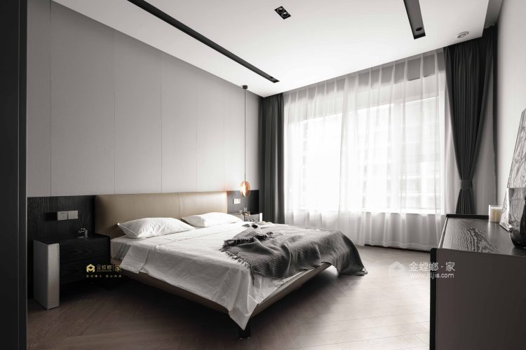 180平大观天下现代风格-卧室效果图及设计说明