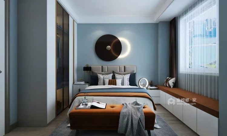 129平南寒圣都现代风格-卧室效果图及设计说明
