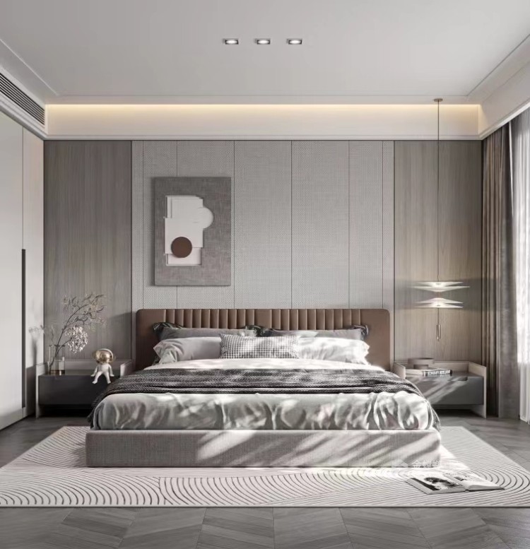 149平盈二佳苑现代风格-卧室效果图及设计说明