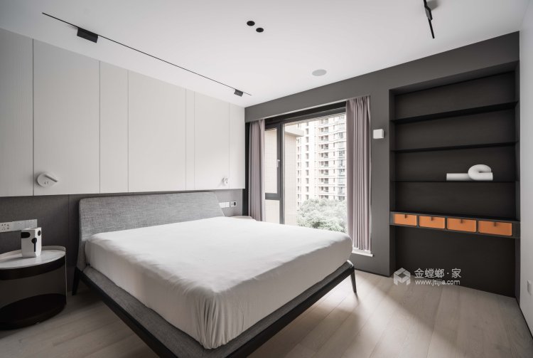136平绿城光之城现代风格-卧室效果图及设计说明