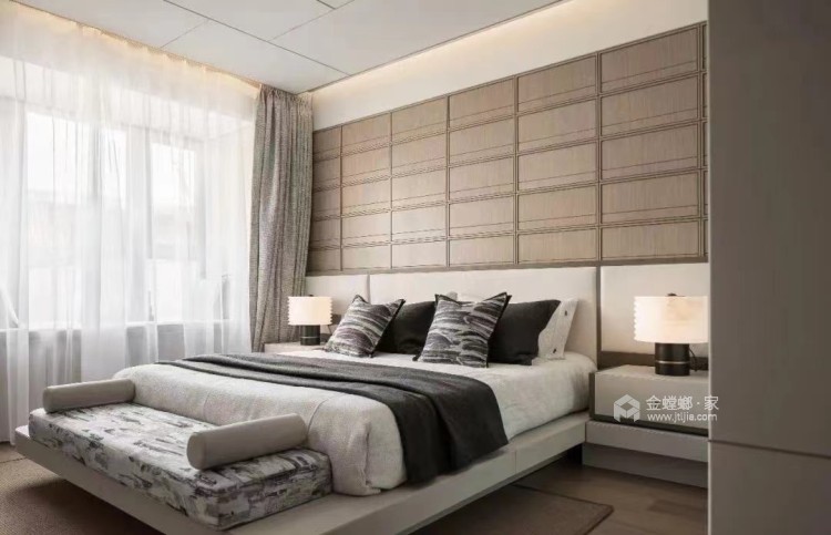 137平凤凰三居苑现代风格-卧室效果图及设计说明