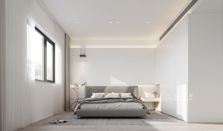 133平中海九樾现代风格-卧室效果图及设计说明
