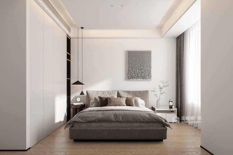 150平太公望现代风格-卧室效果图及设计说明