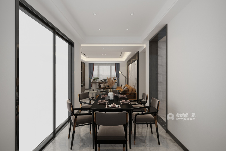 150平丽景国际新中式风格-餐厅效果图及设计说明
