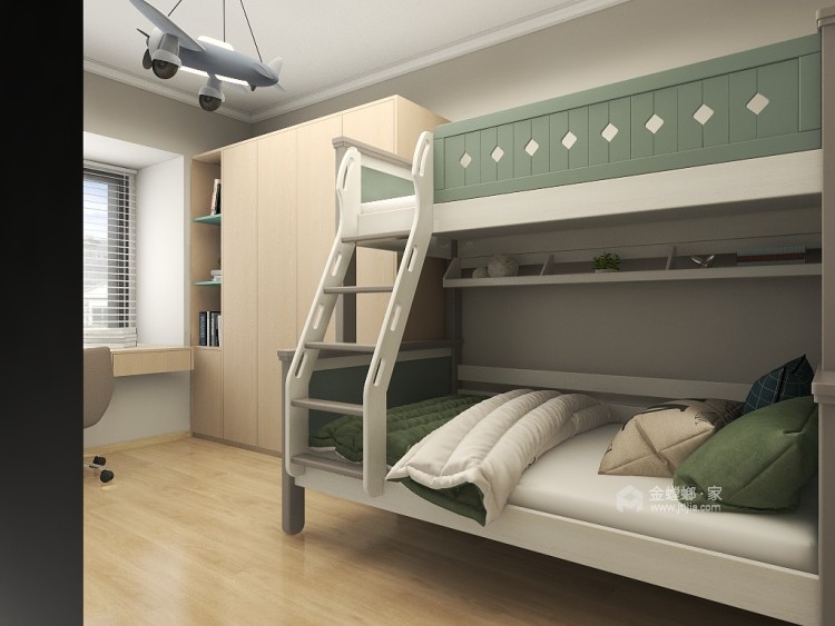126平清水路苑现代风格-卧室效果图及设计说明