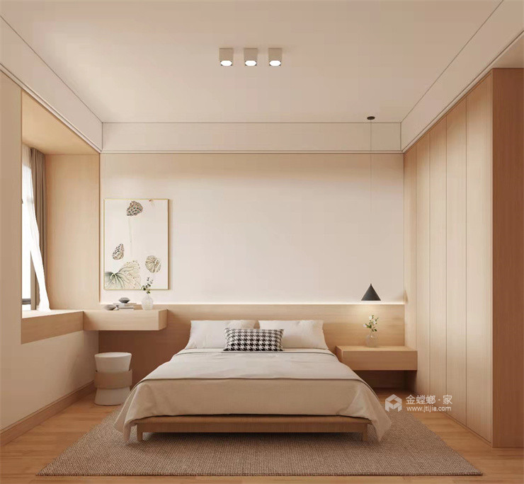 120平玖珑湾城现代风格-卧室效果图及设计说明