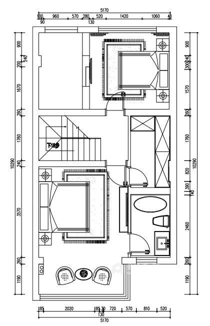 230平泉山39度新中式风格-红木家私让空间更具意境-平面设计图及设计说明