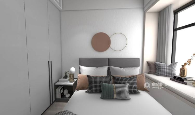120平碧水云天现代风格-卧室效果图及设计说明