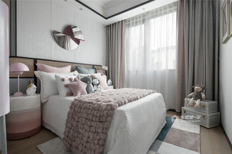 132平碧水云天现代风格-轻奢舒适风-卧室效果图及设计说明