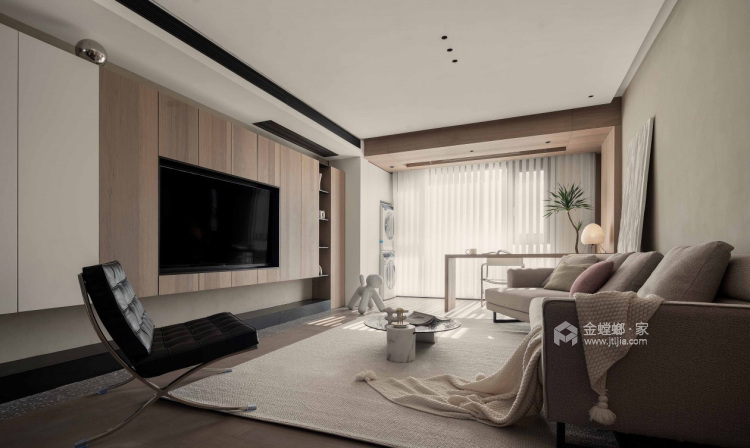94平中海国际六区日式风格-客厅效果图及设计说明