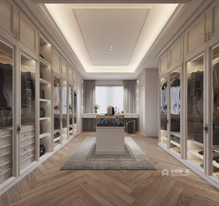 580平中昊檀宫美式风格-卧室效果图及设计说明