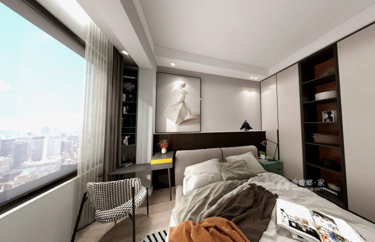 130平森林城现代风格-卧室效果图及设计说明