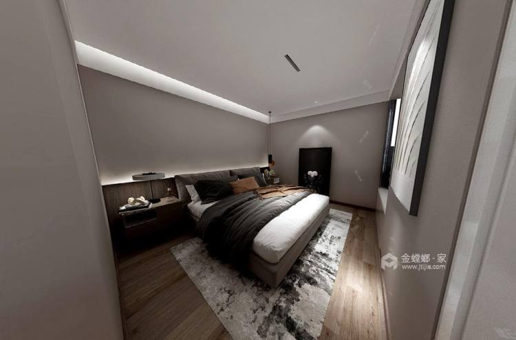 180平江山一品现代风格-卧室效果图及设计说明