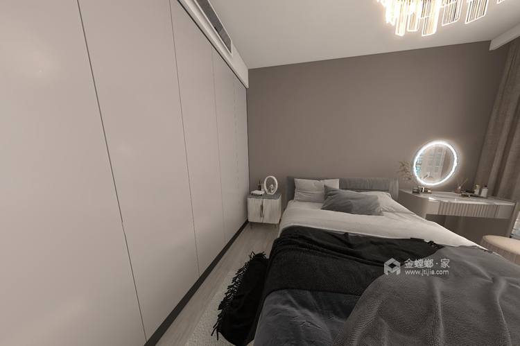 120平青江蘭台现代风格-卧室效果图及设计说明