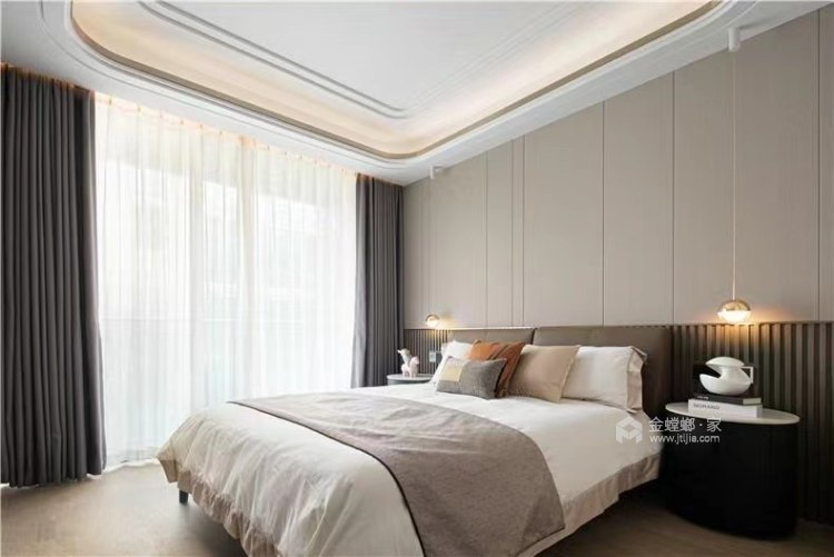 350平御澜湾现代风格-卧室效果图及设计说明