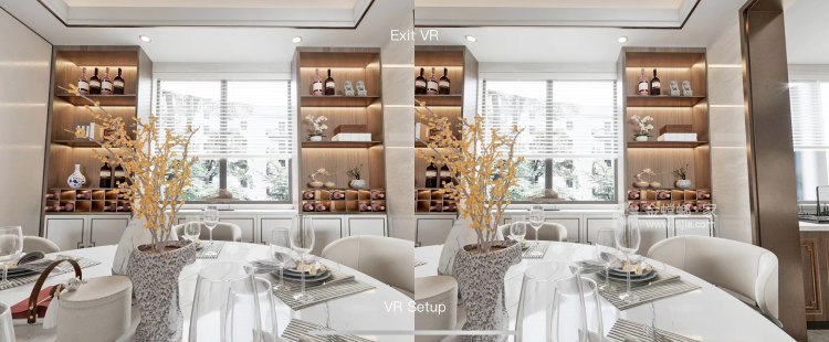 420平垂虹小区新中式风格-餐厅效果图及设计说明