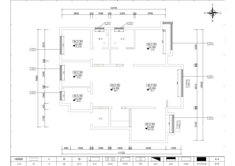 139平孔雀城现代风格-业主需求&原始结构图