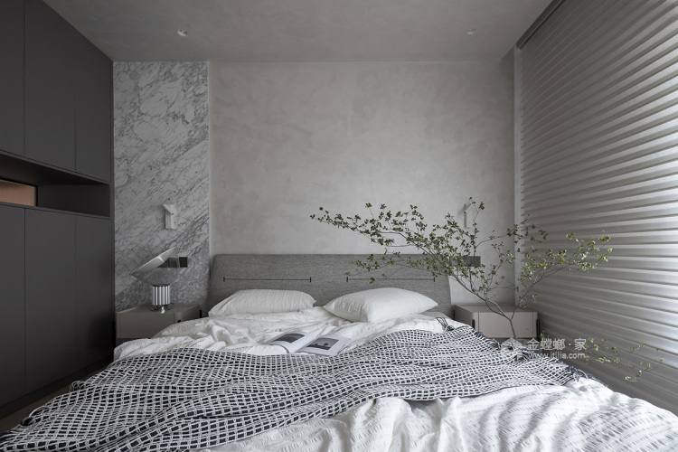 98平金地格林小城现代风格-卧室效果图及设计说明