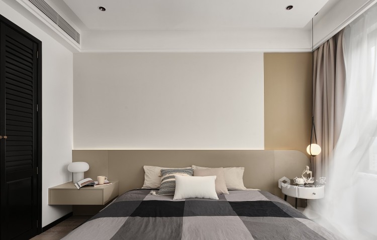121平林景紫园现代风格-至素至简 气质非凡-卧室效果图及设计说明