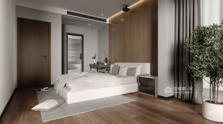 125平晶泽云玺现代风格-卧室效果图及设计说明