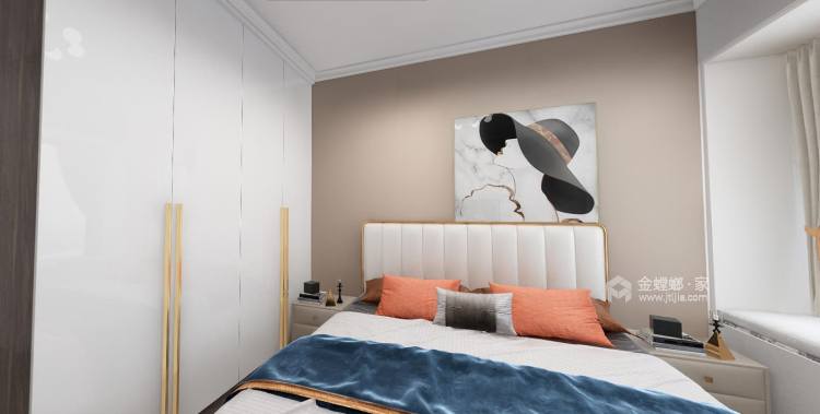 121平北城时代现代风格-卧室效果图及设计说明