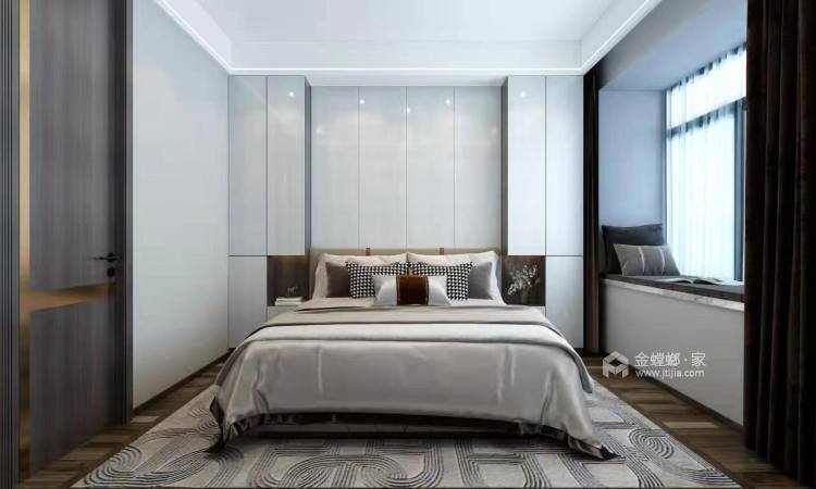 160平花满墅现代风格-卧室效果图及设计说明