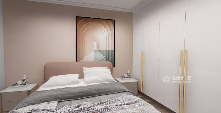 121平北城时代现代风格-卧室效果图及设计说明
