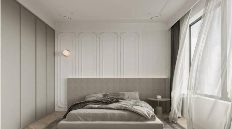 120平滨湖一号现代风格-卧室效果图及设计说明