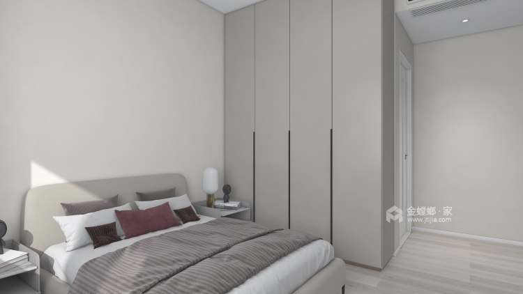 100平碧桂园时代之光现代风格-卧室效果图及设计说明