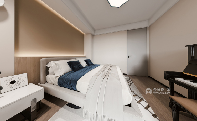 190平萃雅院现代风格-卧室效果图及设计说明