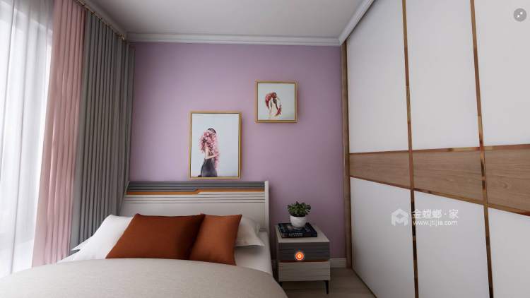 118平君雁皇家尊邸现代风格-卧室效果图及设计说明