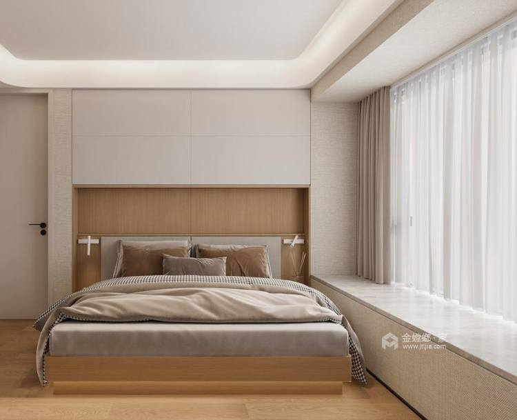 105平自建房北欧风格-以诗为名，一寸芳草映入心 |-卧室效果图及设计说明