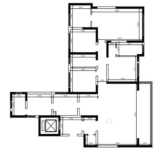 160平自建房现代风格-理性主义的自由-业主需求&原始结构图